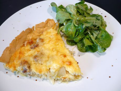 Quiche mit Sauerkraut