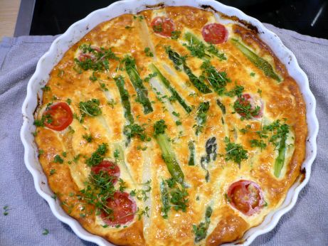 Spargel Omelett